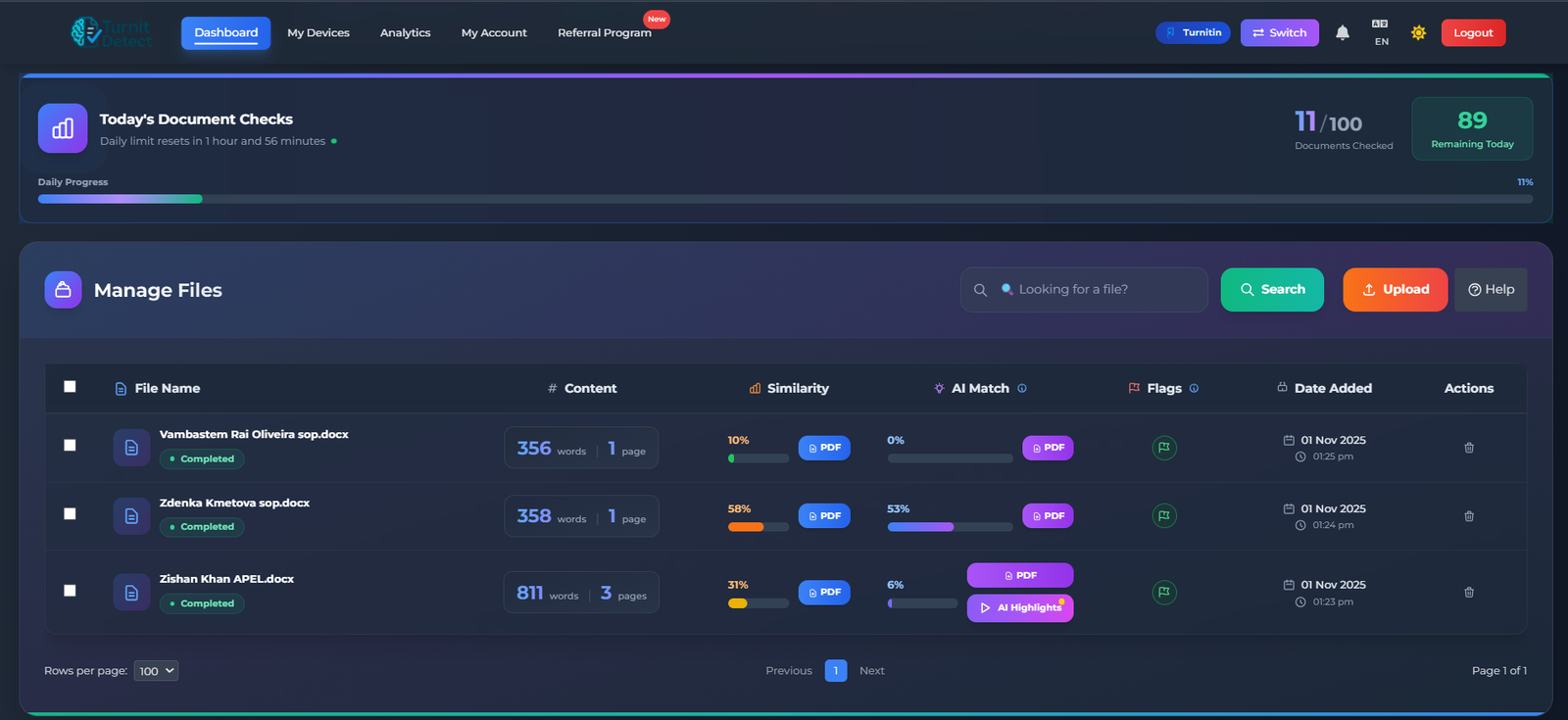 TurnDetect screenshot 1